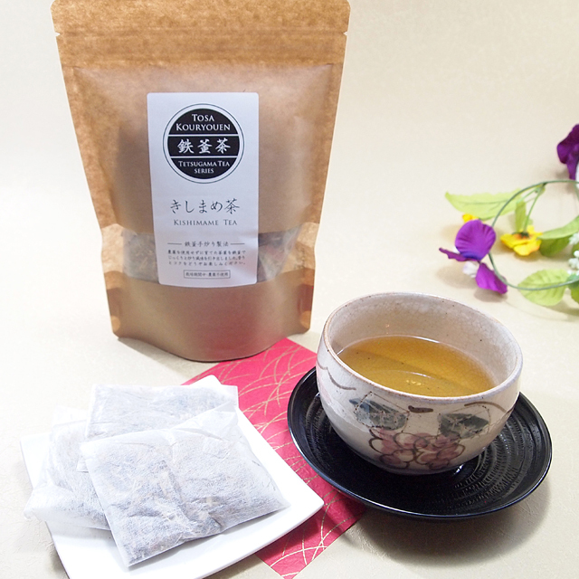 鉄釜茶　きしまめ茶　ティーパック4g×16個入り