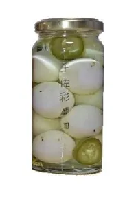 旨辛うずら卵とハラペーニョピクルス
