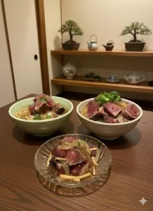 土佐薫る　藁焼き鰹のたたき漬け